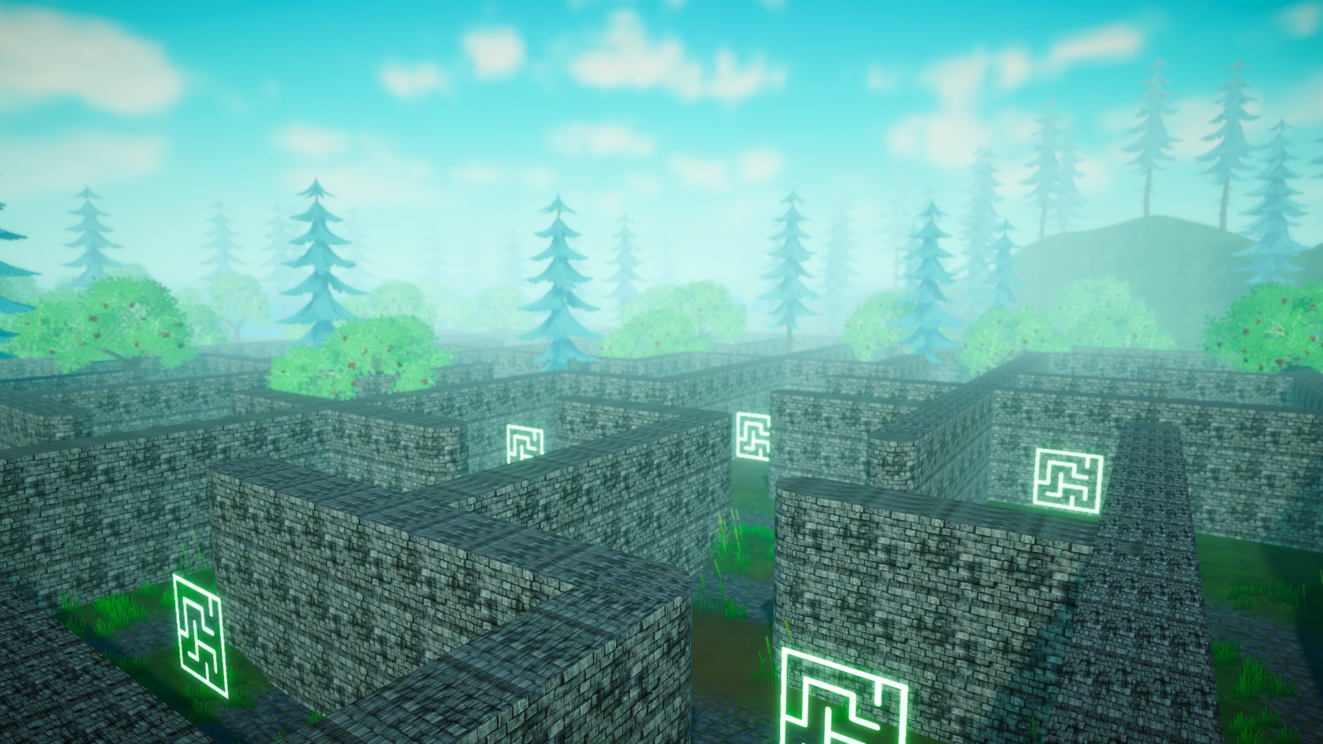 The misty maze world of Lost in the Labyrinth